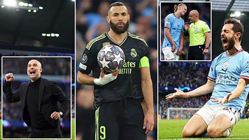 Man City xuất sắc "hủy diệt" ĐKVĐ Real Madrid ở bán kết Champions League. ẢNH: MIRROR Man City xuất sắc "hủy diệt" ĐKVĐ Real Madrid ở bán kết Champions League. ẢNH: MIRROR