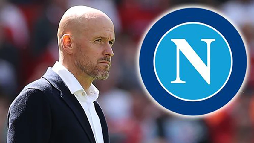 Erik Ten Hag đang nhắm đến việc "rút ruột" Napoli. ẢNH: MIRROR