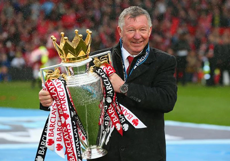 Sir Alex Ferguson giành 13 Premier League cùng MU. ẢNH: GETTY Sir Alex Ferguson giành 13 Premier League cùng MU. ẢNH: GETTY