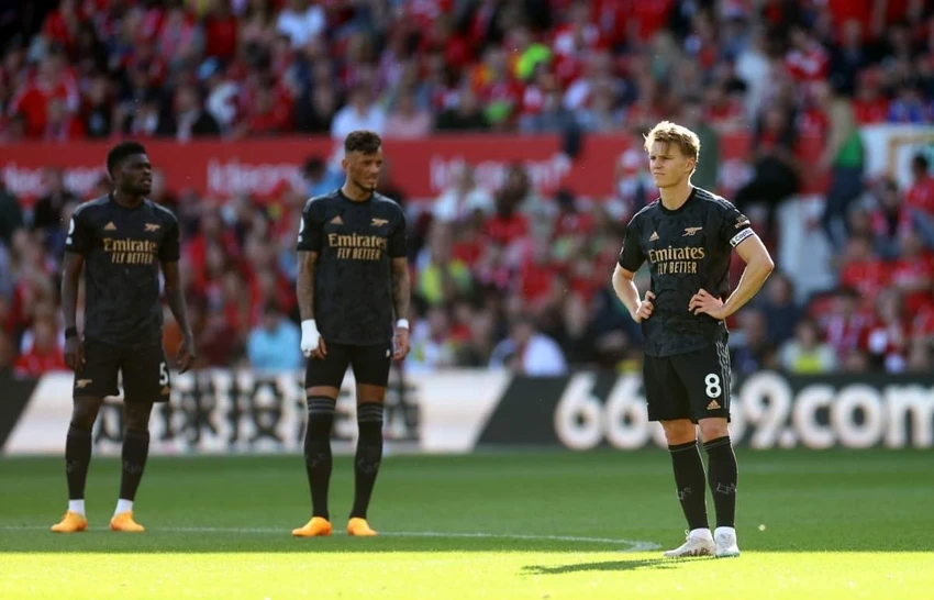 Arsenal "hết xăng" trong giai đoạn cuối mùa. Ảnh: Getty Arsenal "hết xăng" trong giai đoạn cuối mùa. Ảnh: Getty