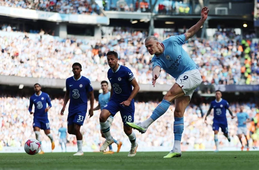 Haaland vẫn chưa thể có bàn thắng thứ 37 ở Premier League mùa giải này. Ảnh: Reuters Haaland vẫn chưa thể có bàn thắng thứ 37 ở Premier League mùa giải này. Ảnh: Reuters