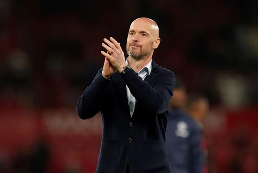 Erik Ten Hag dẫn dắt MU rất thành công trong mùa giải đầu tiên. ẢNH: GETTY