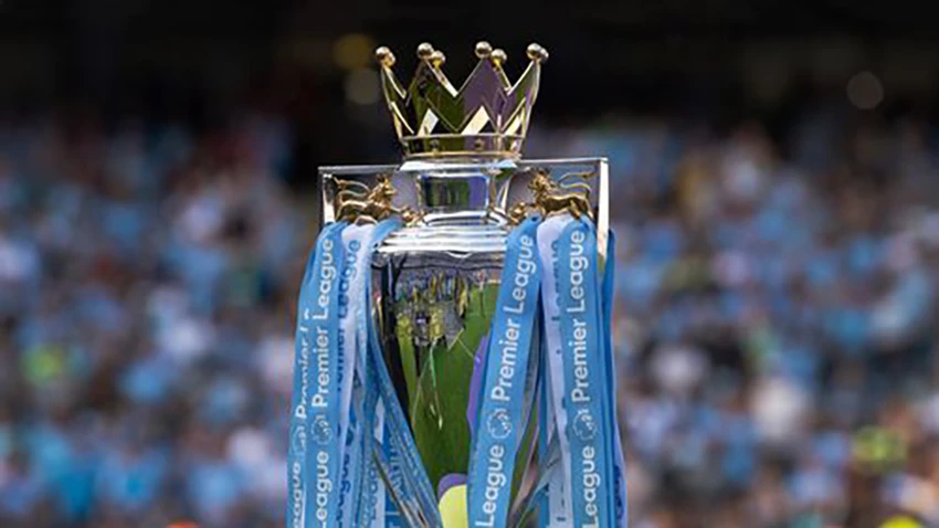 Man City giành hat-trick Premier League liên tiếp và là lần thứ 5 trong 6 mùa gần nhất. ẢNH: GETTY