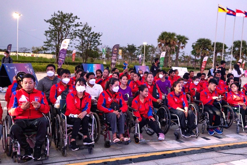 Sau SEA Games 32, các VĐV Para Games sẽ tranh tài tại Campuchia từ ngày 3 đến 9-6. Ảnh: CTV Sau SEA Games 32, các VĐV Para Games sẽ tranh tài tại Campuchia từ ngày 3 đến 9-6. Ảnh: CTV