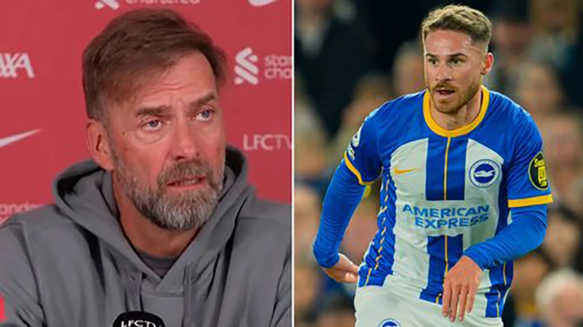 Alexis Mac Allister nhiều khả năng sẽ gia nhập đoàn quân của Jurgen Klopp mùa tới. ẢNH: MIRROR Alexis Mac Allister nhiều khả năng sẽ gia nhập đoàn quân của Jurgen Klopp mùa tới. ẢNH: MIRROR