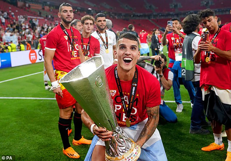 Sevilla lần thứ 7 vô địch Europa League. ẢNH: PA Sevilla lần thứ 7 vô địch Europa League. ẢNH: PA