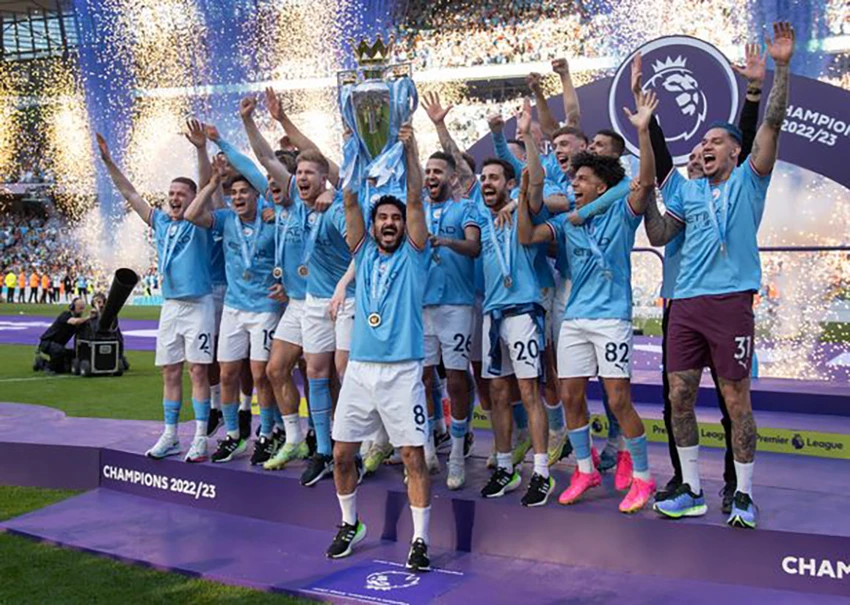 Man City đã vô địch Premier League mùa này. ẢNH: GETTY Man City đã vô địch Premier League mùa này. ẢNH: GETTY