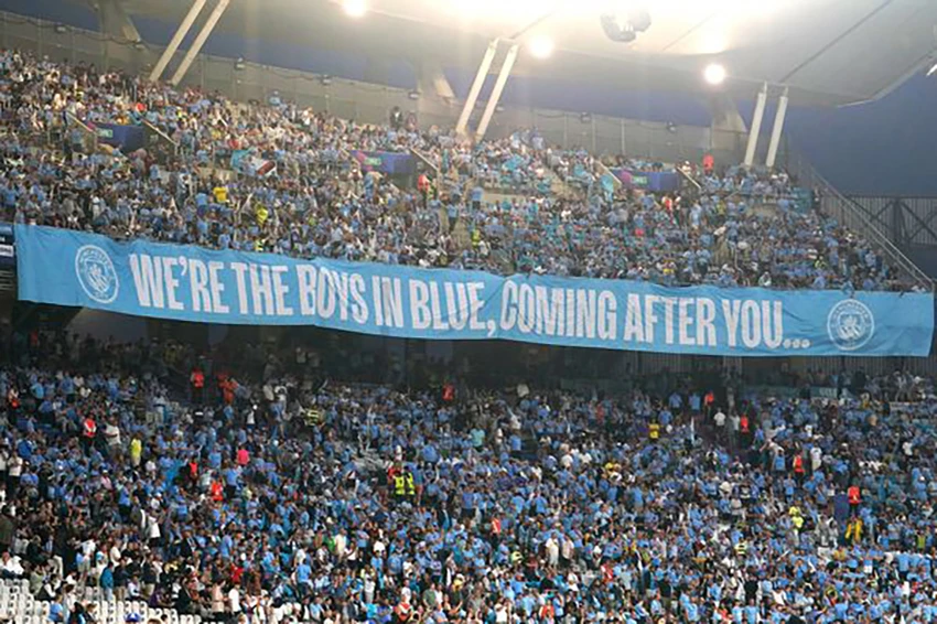 Người hâm mộ Man City là những người hạnh phúc nhất lúc này. ẢNH: GETTY