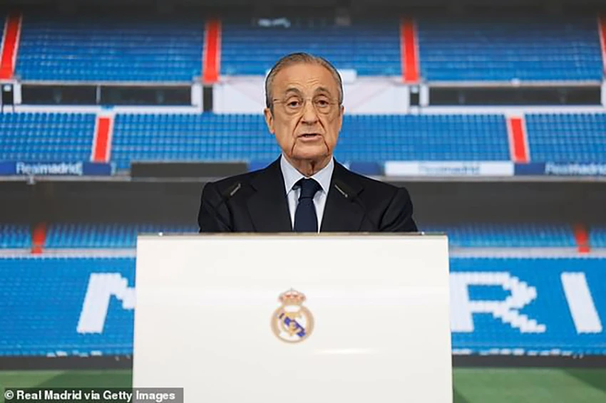Chủ tịch Real Madrid Florentino Perez lại có cơ hội lớn sở hữu Mbappe. ẢNH: GETTY Chủ tịch Real Madrid Florentino Perez lại có cơ hội lớn sở hữu Mbappe. ẢNH: GETTY