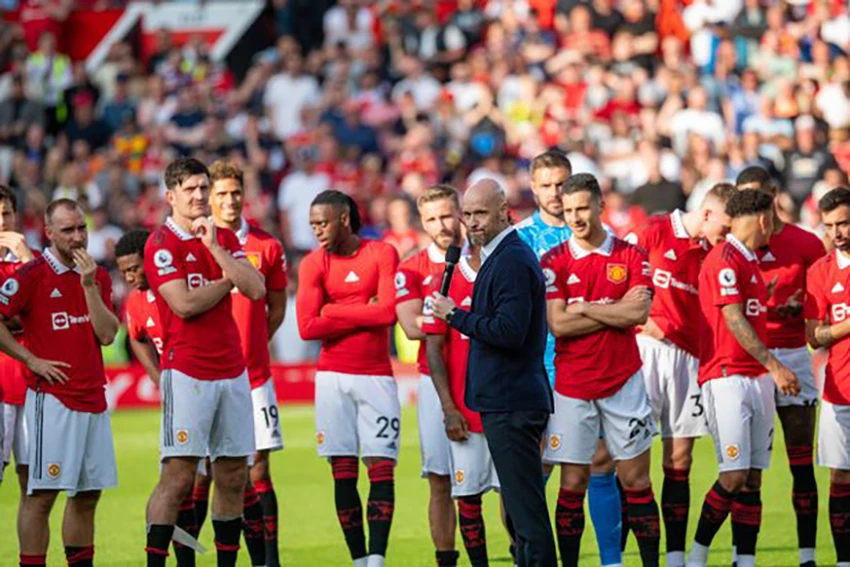 Ten Hag và các cầu thủ MU sẽ có 7 trận giao hữu trước mùa giải. ẢNH: GETTY Ten Hag và các cầu thủ MU sẽ có 7 trận giao hữu trước mùa giải. ẢNH: GETTY