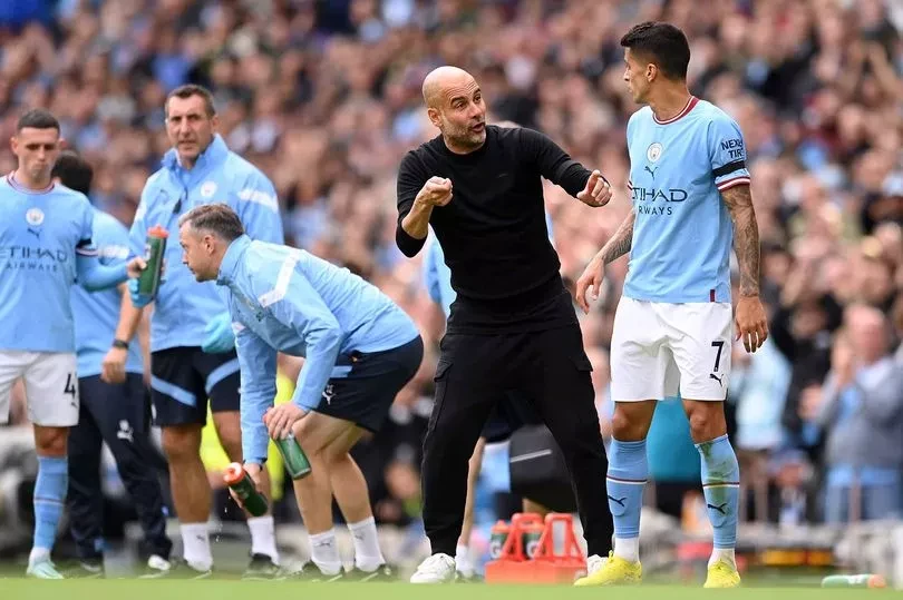 Pep Guardiola được cho là mâu thuẫn không thể hàn gắn với Joao Cancelo. ẢNH: GETTY Pep Guardiola được cho là mâu thuẫn không thể hàn gắn với Joao Cancelo. ẢNH: GETTY