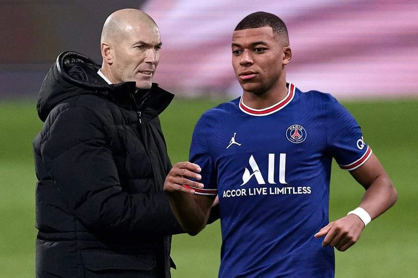 Liệu Zidane và Mbappe có "cùng chung chiến tuyến" tại Real Madrid? Ảnh: CGI