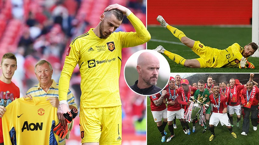 Ten Hag xác nhận De Gea chia tay Old Trafford sau 12 năm gắn bó. ẢNH: MIRROR Ten Hag xác nhận De Gea chia tay Old Trafford sau 12 năm gắn bó. ẢNH: MIRROR