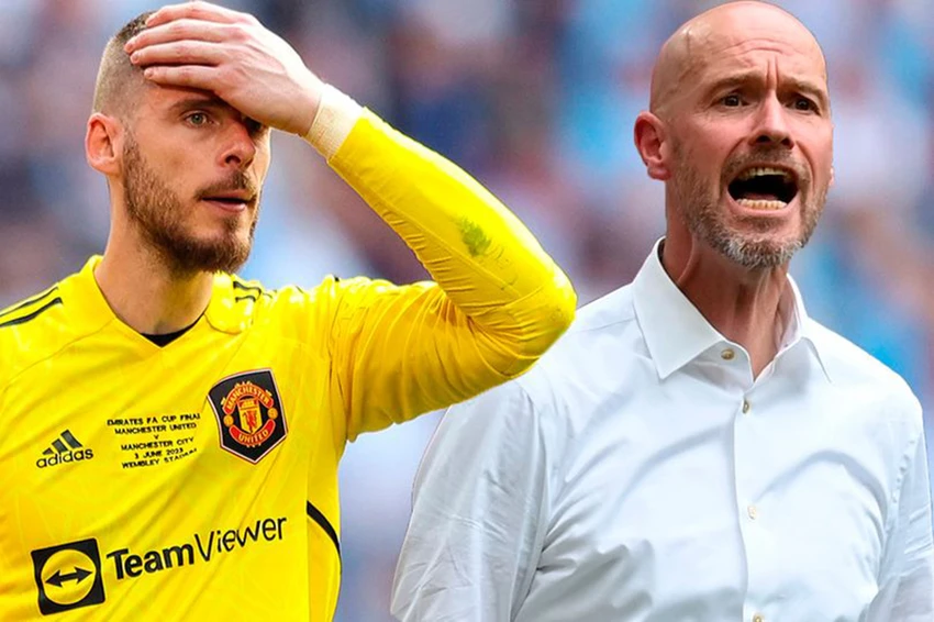 De Gea không còn nằm trong kế hoạch của Ten Hag tại MU. ẢNH: MIRROR De Gea không còn nằm trong kế hoạch của Ten Hag tại MU. ẢNH: MIRROR