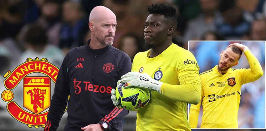 Ten Hag muốn MU thay De Gea bằng Onana. ẢNH: MIRROR Ten Hag muốn MU thay De Gea bằng Onana. ẢNH: MIRROR