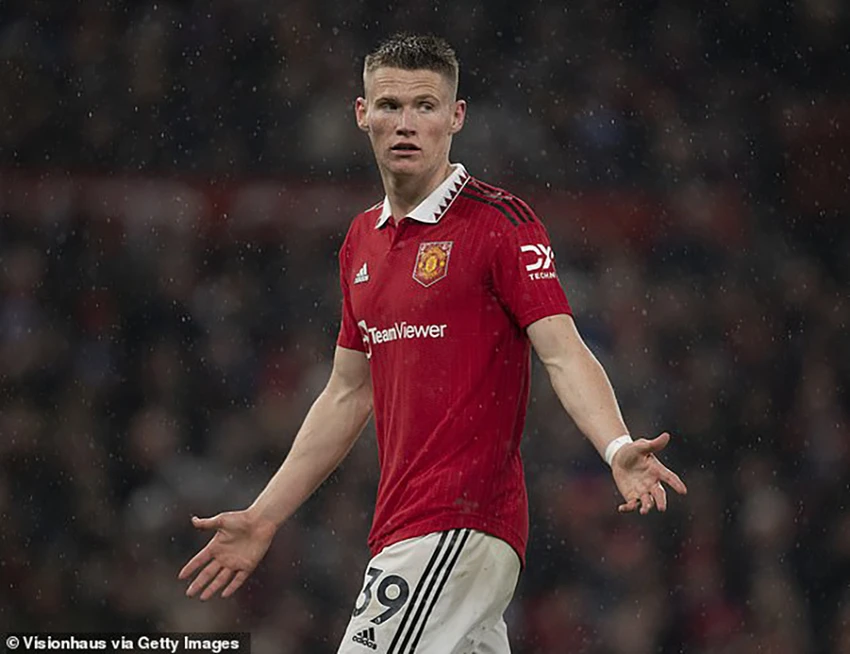 Scott McTominay được cho là sẽ bị MU rao bán. ẢNH: GETTY Scott McTominay được cho là sẽ bị MU rao bán. ẢNH: GETTY