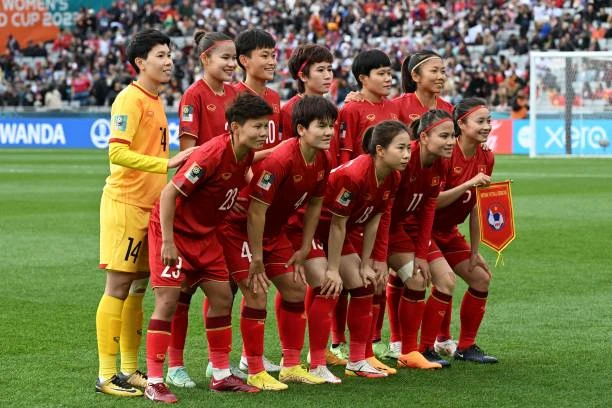 Đội hình ra sân của Việt Nam. ẢNH: GETTY Đội hình ra sân của Việt Nam. ẢNH: GETTY