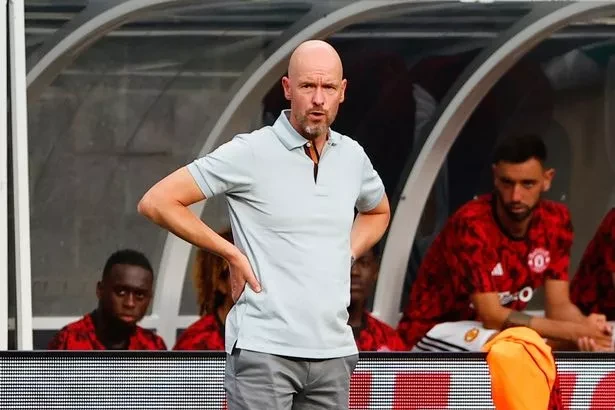 Ten Hag không ngại chỉ trích màn trình diễn tệ hại của cầu thủ MU trước Borussia Dortmund. ẢNH: GETTY