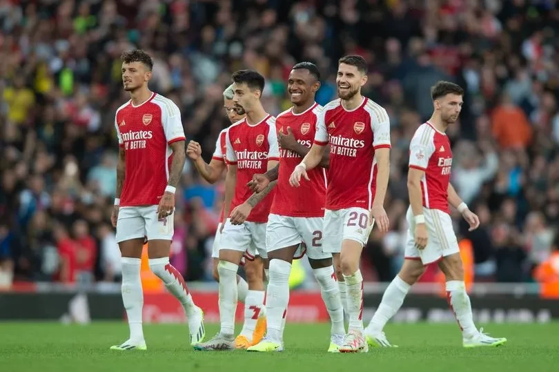 Nụ cười thoáng qua của các cầu thủ Arsenal sau loạt đá luân lưu thắng AS Monaco. ẢNH: SHUTTERSTOCK Nụ cười thoáng qua của các cầu thủ Arsenal sau loạt đá luân lưu thắng AS Monaco. ẢNH: SHUTTERSTOCK