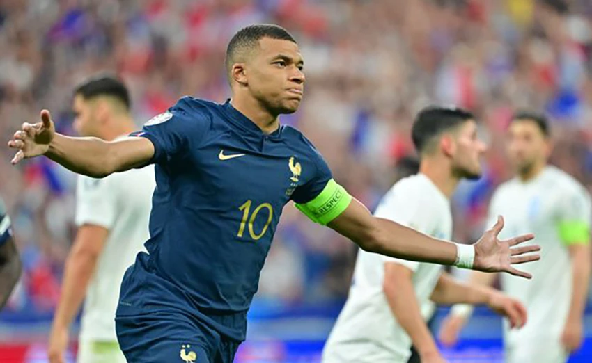 Kylian Mbappe hiện là đội trưởng tuyển Pháp. ẢNH: GETTY Kylian Mbappe hiện là đội trưởng tuyển Pháp. ẢNH: GETTY