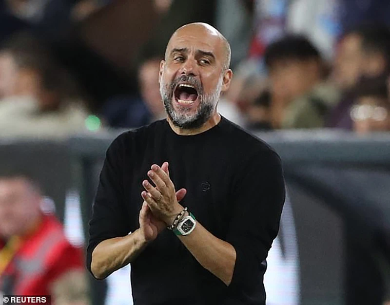 Pep Guardiola sẽ mất De Bruyne trong 1 thời gian dài. ẢNH: REUTERS