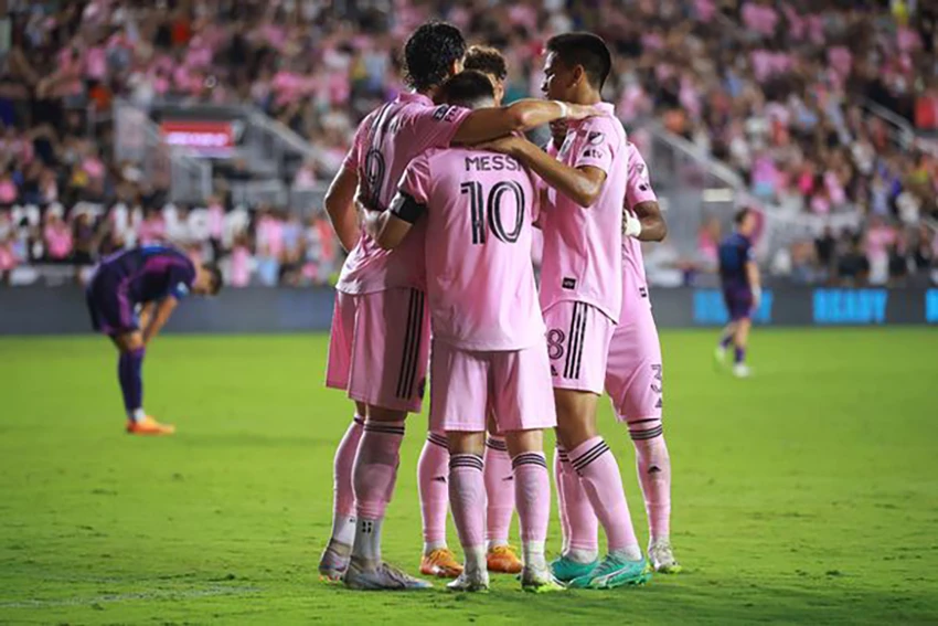 Inter Miami của Lionel Messi được CONMEBOL mời dự Copa Libertadores. ẢNH: GETTY Inter Miami của Lionel Messi được CONMEBOL mời dự Copa Libertadores. ẢNH: GETTY