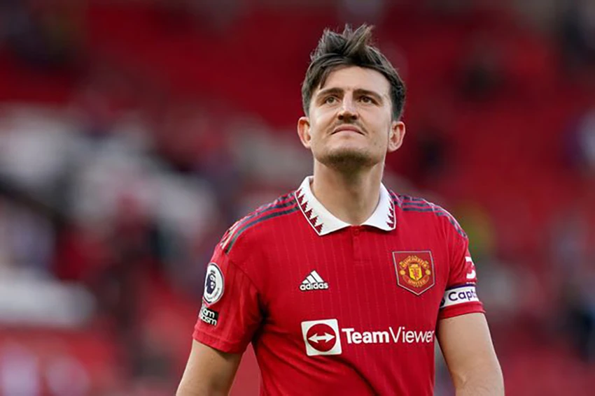 Maguire đã bị Ten Hag tước băng đội trưởng MU. ẢNH: GETTY Maguire đã bị Ten Hag tước băng đội trưởng MU. ẢNH: GETTY