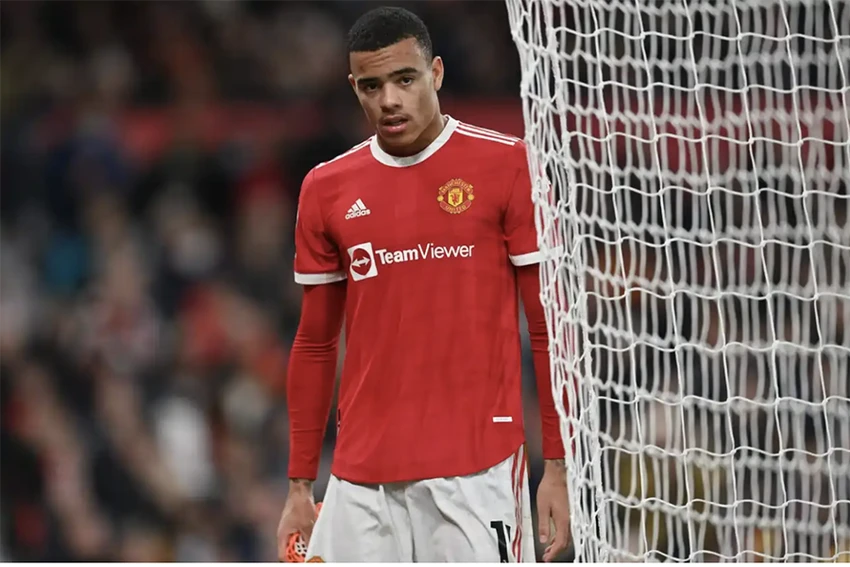 Mason Greenwood bị MU treo giò từ tháng 1-2022 đến nay. ẢNH: AFP Mason Greenwood bị MU treo giò từ tháng 1-2022 đến nay. ẢNH: AFP