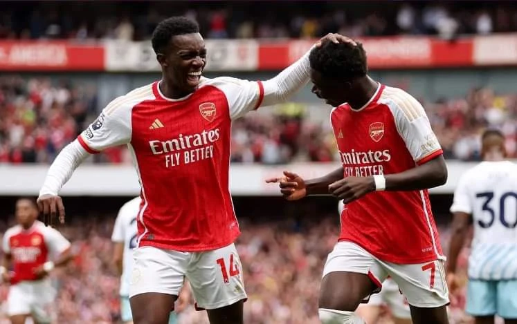 Vắng Gabriel Jesus, hàng công Arsenal chỉ còn trông chờ vào Bukayo Saka. Ảnh: Getty Vắng Gabriel Jesus, hàng công Arsenal chỉ còn trông chờ vào Bukayo Saka. Ảnh: Getty
