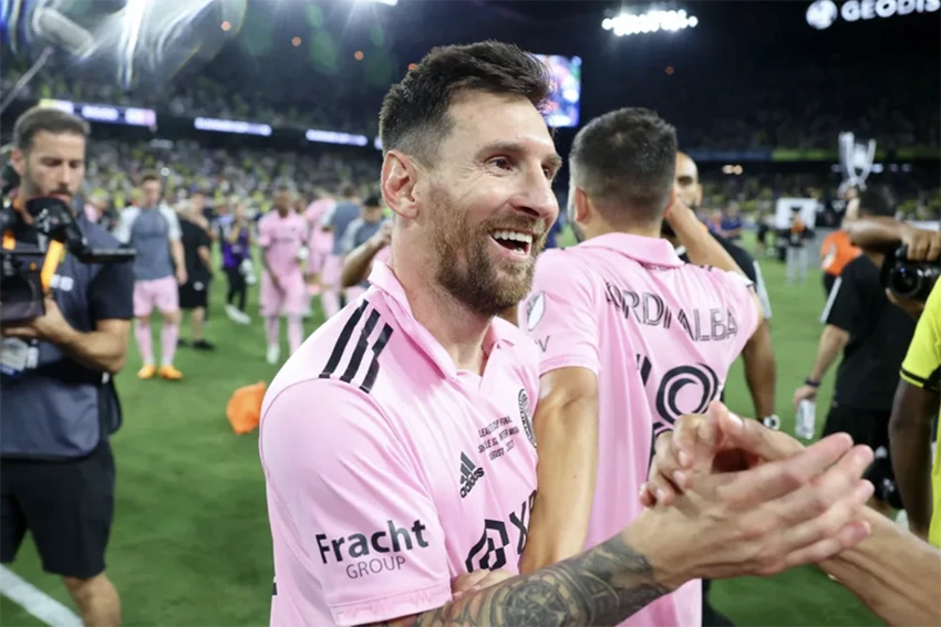 Vừa đến Inter Miami, Lionel Messi đã làm nên lịch sử. ẢNH: REUTERS Vừa đến Inter Miami, Lionel Messi đã làm nên lịch sử. ẢNH: REUTERS