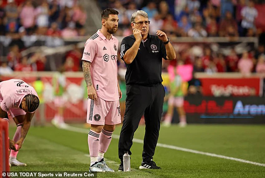 Tata Martino xác nhận Inter Miami sẽ không có sự phục vụ của Messi trong một số trận đấu. ẢNH: REUTERS