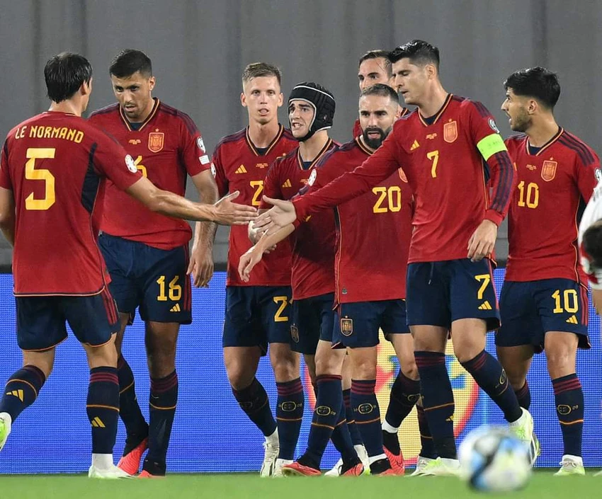 Tây Ban Nha quá mạnh so với Gruzia. Ảnh: Getty Tây Ban Nha quá mạnh so với Gruzia. Ảnh: Getty