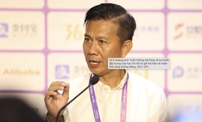 Ông Hoàng Tuấn Anh sẽ dẫn dắt U-23 Việt Nam tham dự VCK U-23 châu Á. ẢNH: VFF