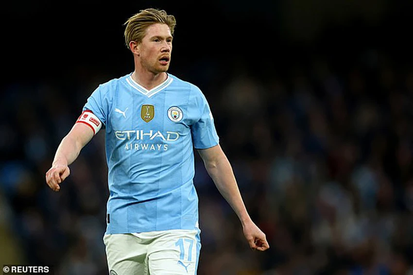 De Bruyne chia tay Man City
