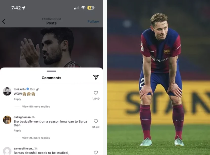 Toni Kroos chế giễu vụ chuyển nhượng của Barcelona
