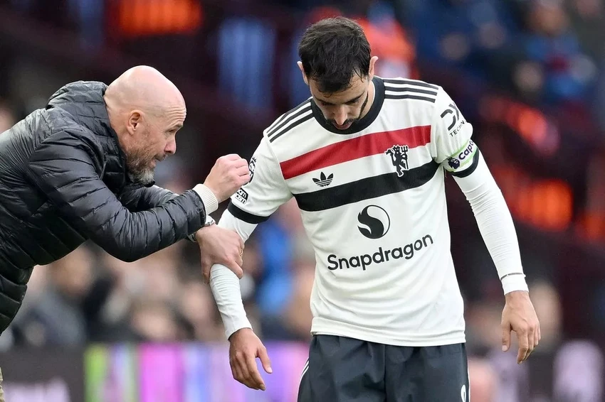 Bruno Fernandes tiết lộ cuộc nói chuyện với Ten Hag,MU,Ten Hag,Bruno Fernandes