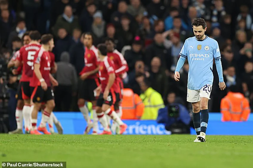 Man City đá như đội U-15 trước MU,MU,Man City