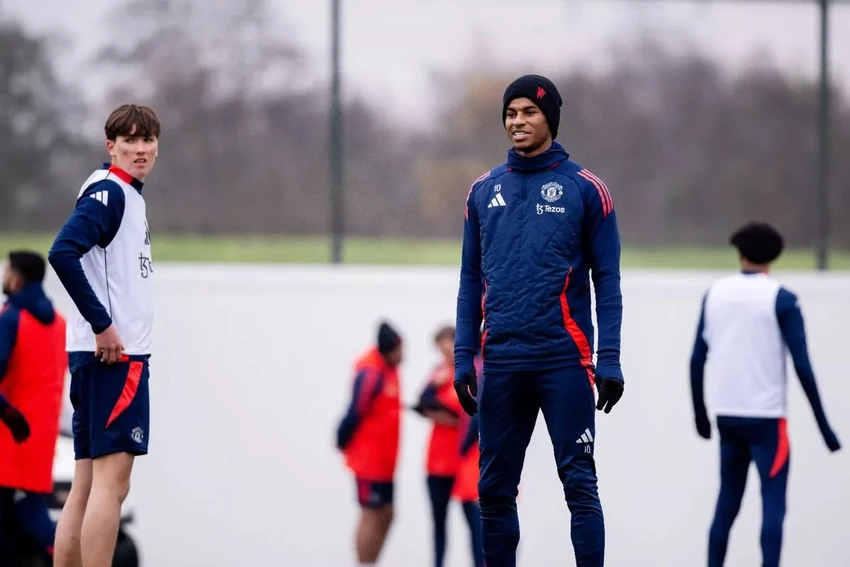 Rashford rời khỏi sân tập của MU,MU,RASHFORD