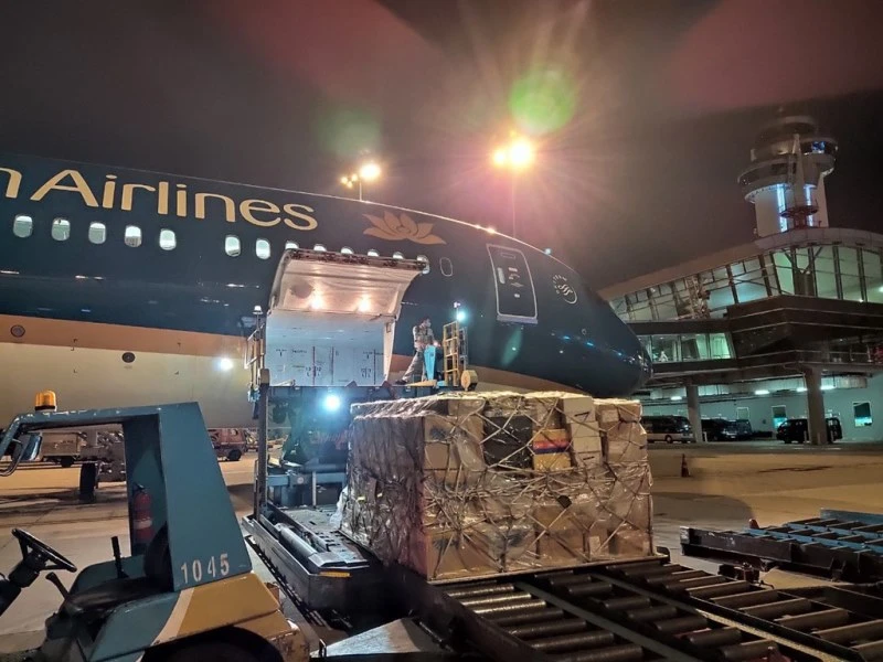 Vietnam Airlines tăng thị phần chở hàng xuất nhập khẩu ảnh 1 Vietnam Airlines tăng thị phần chở hàng xuất nhập khẩu ảnh 1