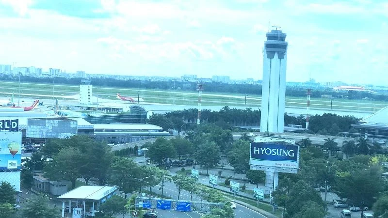 Diện tích đất Cảng hàng không Tân Sơn Nhất hiện hữu là 545,10 ha. Ảnh: PHONG ĐIỀN