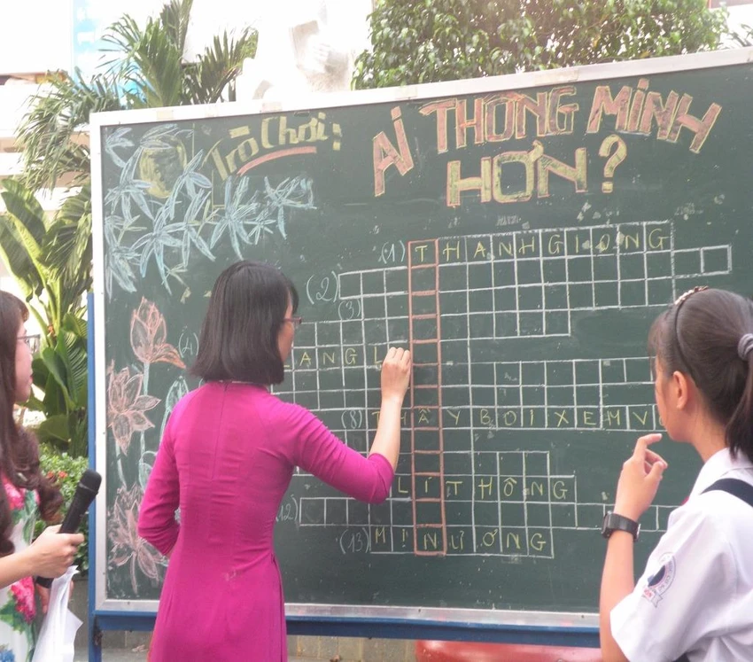 'Bí kíp' giúp HS yêu môn văn của Trường THCS Lê Quý Đôn ảnh 2 tuần lễ ngữ văn