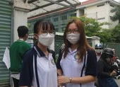 Thí sinh tự tin bước vào thi môn cuối cùng 