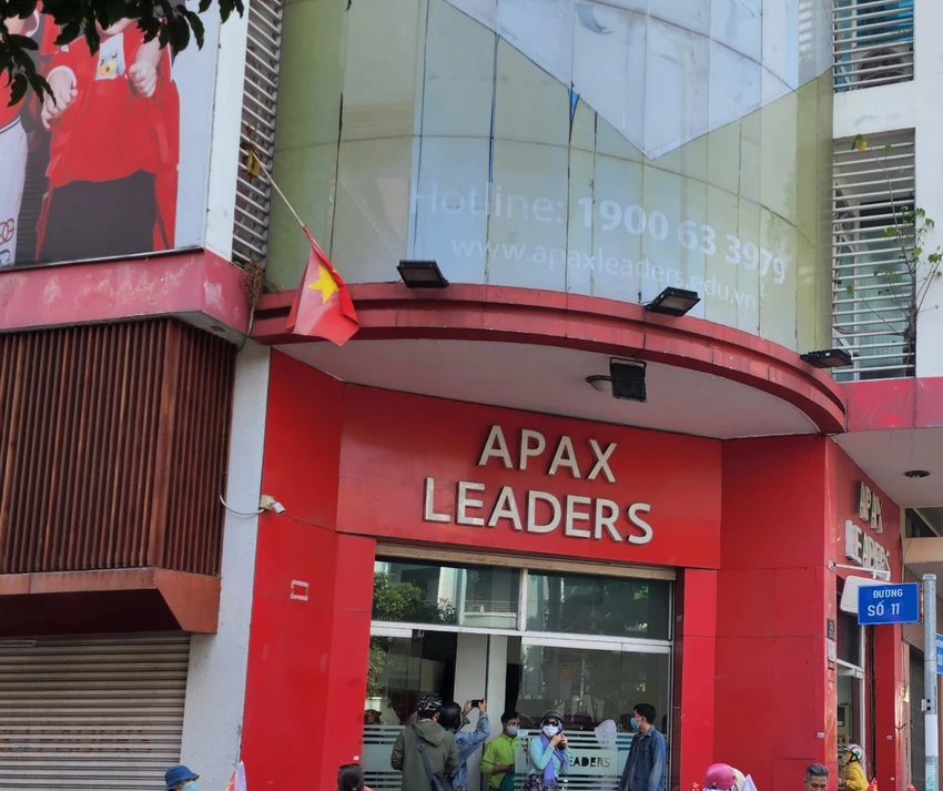 Trung tâm Anh ngữ Apax Leaders trên đường Phan Xích Long, quận Phú Nhuận. Ảnh: NL Trung tâm Anh ngữ Apax Leaders trên đường Phan Xích Long, quận Phú Nhuận. Ảnh: NL