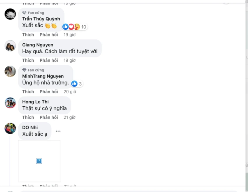 Nhiều học sinh thích thú trước hình thức xử phạt học sinh của Trường THPT Bùi Thị Xuân, quận 1. Ảnh: CHỤP MÀN HÌNH Nhiều học sinh thích thú trước hình thức xử phạt học sinh của Trường THPT Bùi Thị Xuân, quận 1. Ảnh: CHỤP MÀN HÌNH