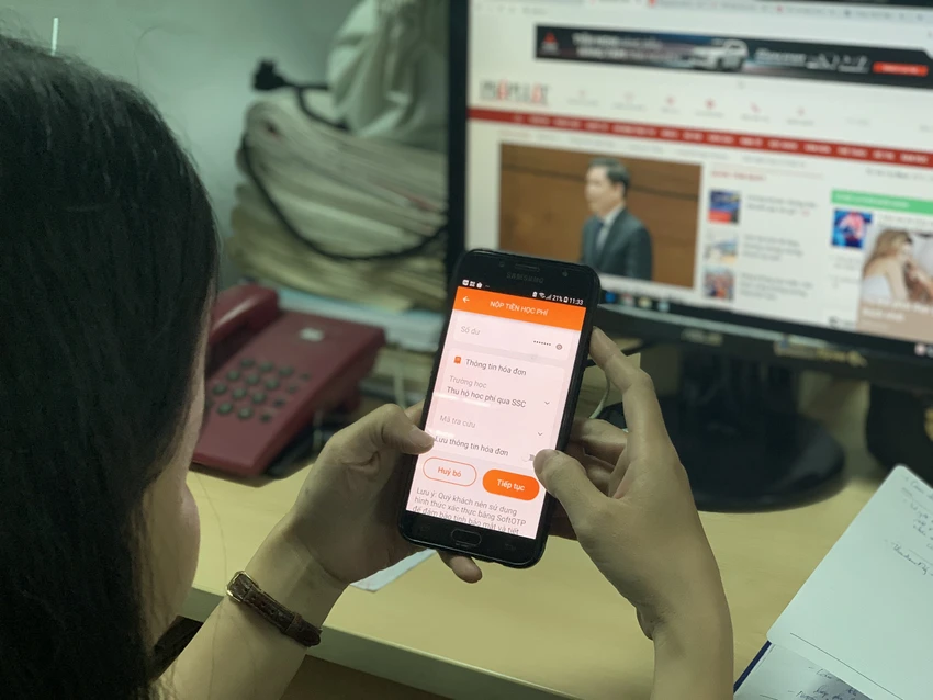 trường học phải đa dạng hóa kênh thanh toán học phí