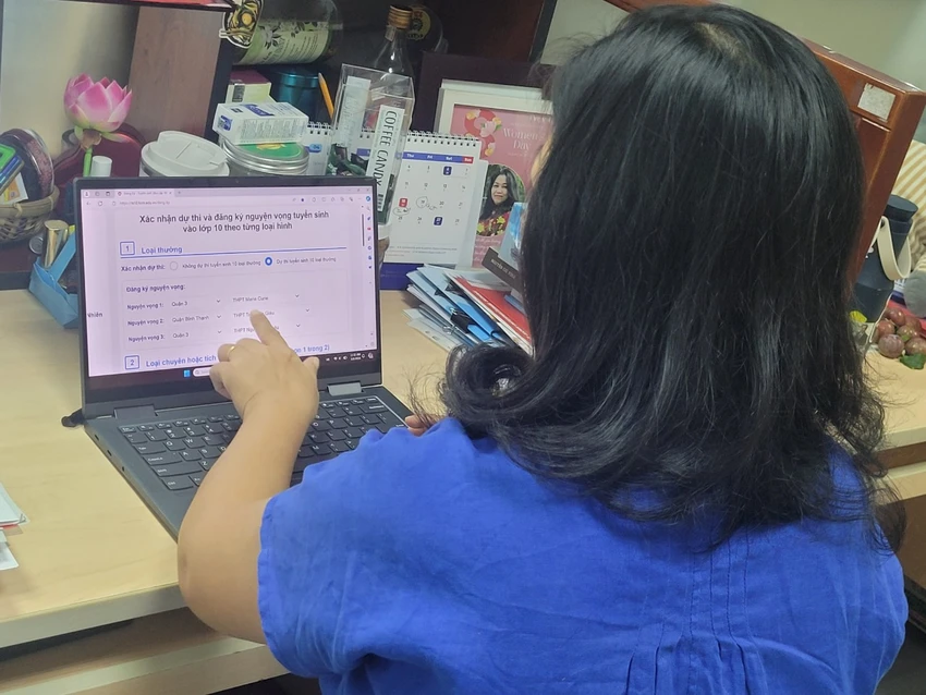 điều chỉnh nguyện vọng