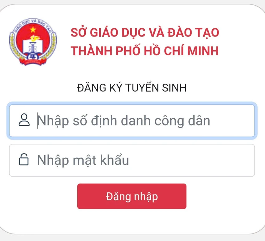 đăng ký nguyện vọng