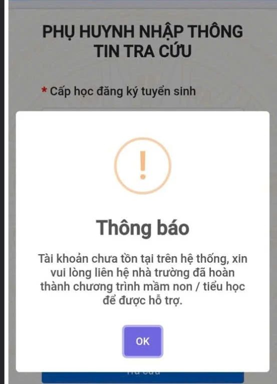tuyển sinh đầu cấp