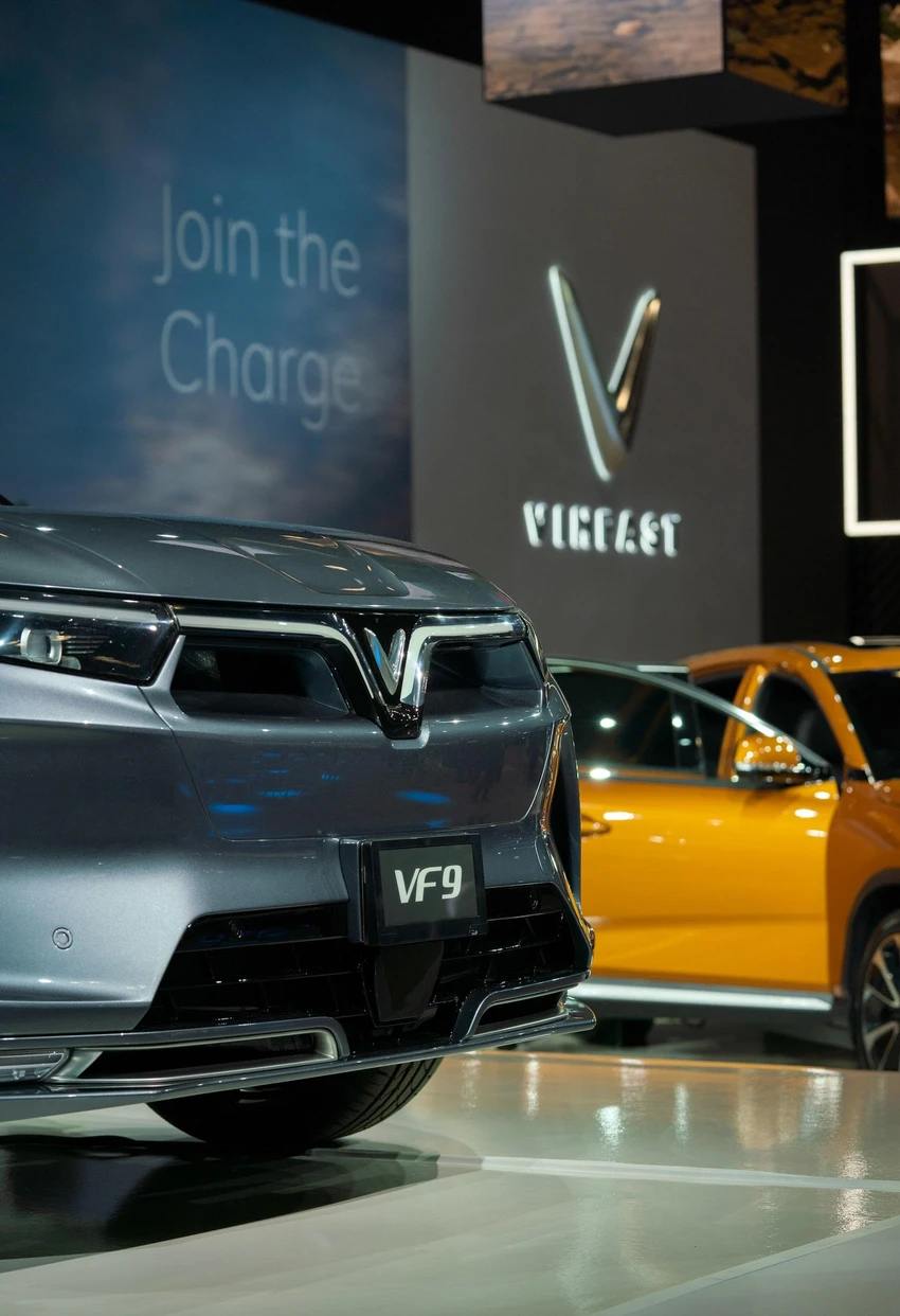 Hai mẫu SUV điện VF 8 và VF 9 dự kiến sẽ có mặt tại thị trường Mỹ trong nửa cuối năm nay. Hai mẫu SUV điện VF 8 và VF 9 dự kiến sẽ có mặt tại thị trường Mỹ trong nửa cuối năm nay.