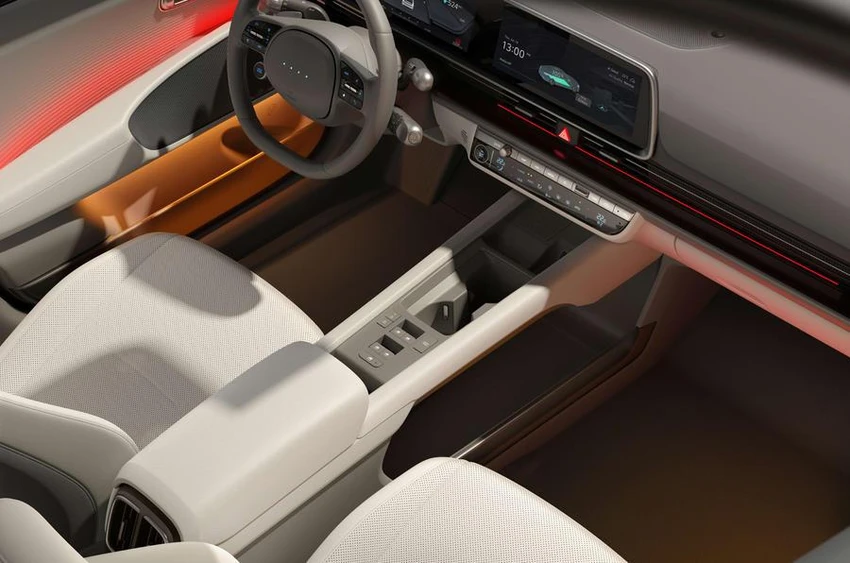 Ioniq 6 sẽ có bộ nội thất được coi là yếu tố phân biệt thương hiệu. Ảnh: Autocar Ioniq 6 sẽ có bộ nội thất được coi là yếu tố phân biệt thương hiệu. Ảnh: Autocar